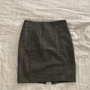 Express Black Mini Pencil Skirt with Slit